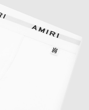 AMIRI Set of white boxer briefs with logo pattern AMUWBF1001