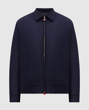 Kiton Blue wool jacket UW2494V0452L