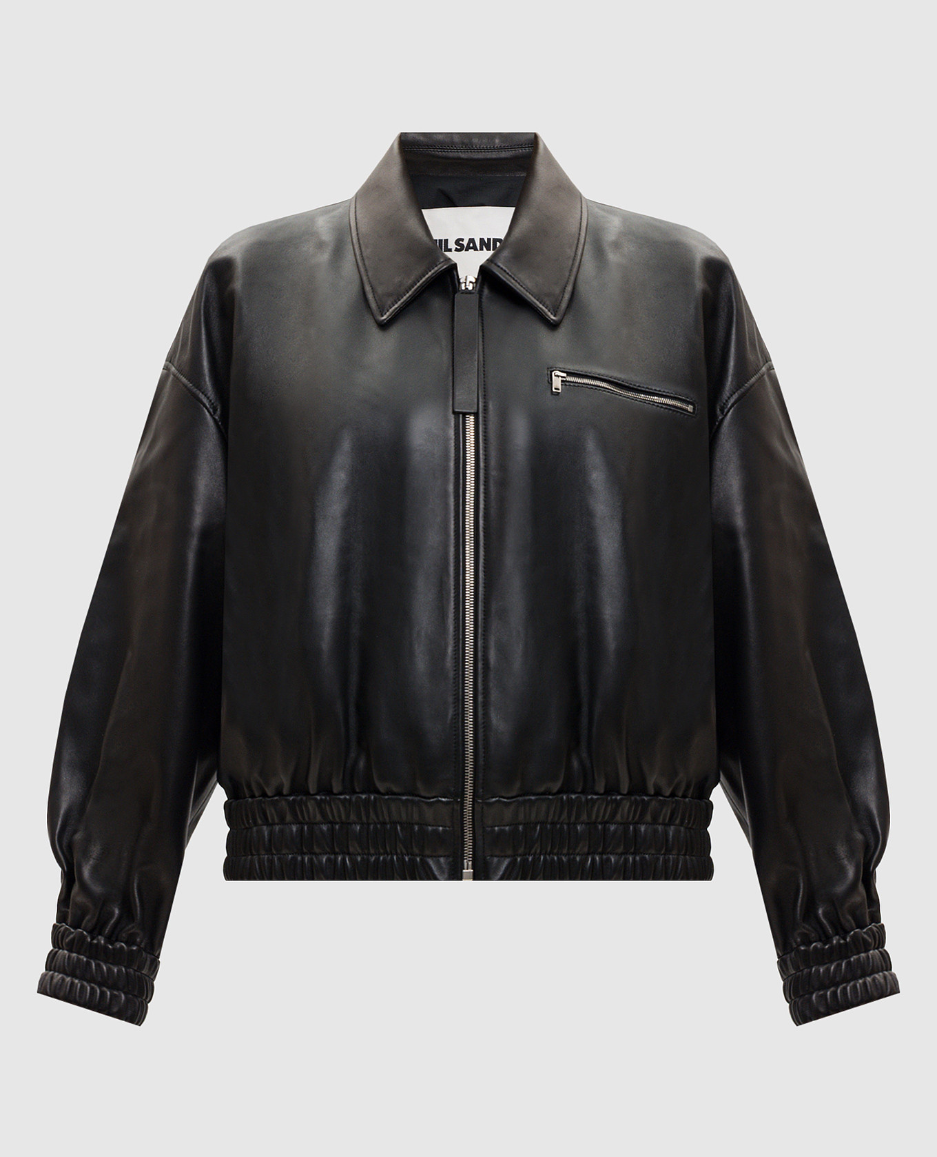 

Black leather jacket Jil Sander