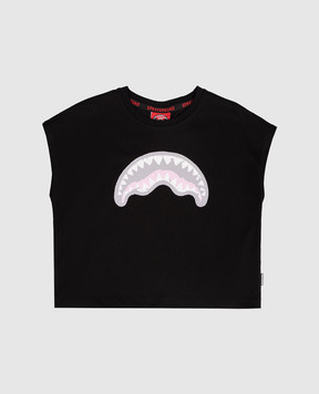 Sprayground Children's black T-shirt Light Vanquish SPY1455BLK