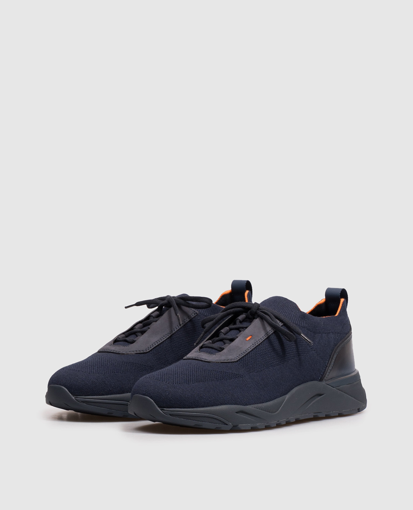Blue sneakers Santoni 2