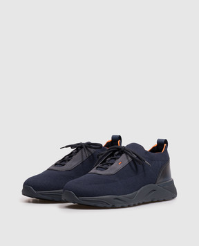 Santoni Blue sneakers MBIO21601NOTNHOD