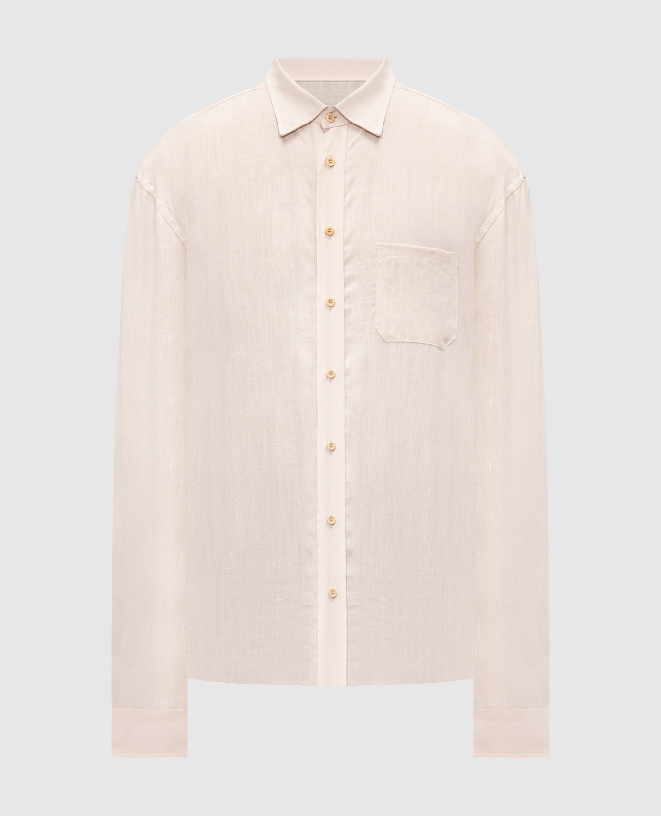 Beige hemp shirt