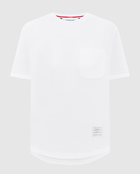Thom Browne White MILANO football shirt FJS223AJ0055