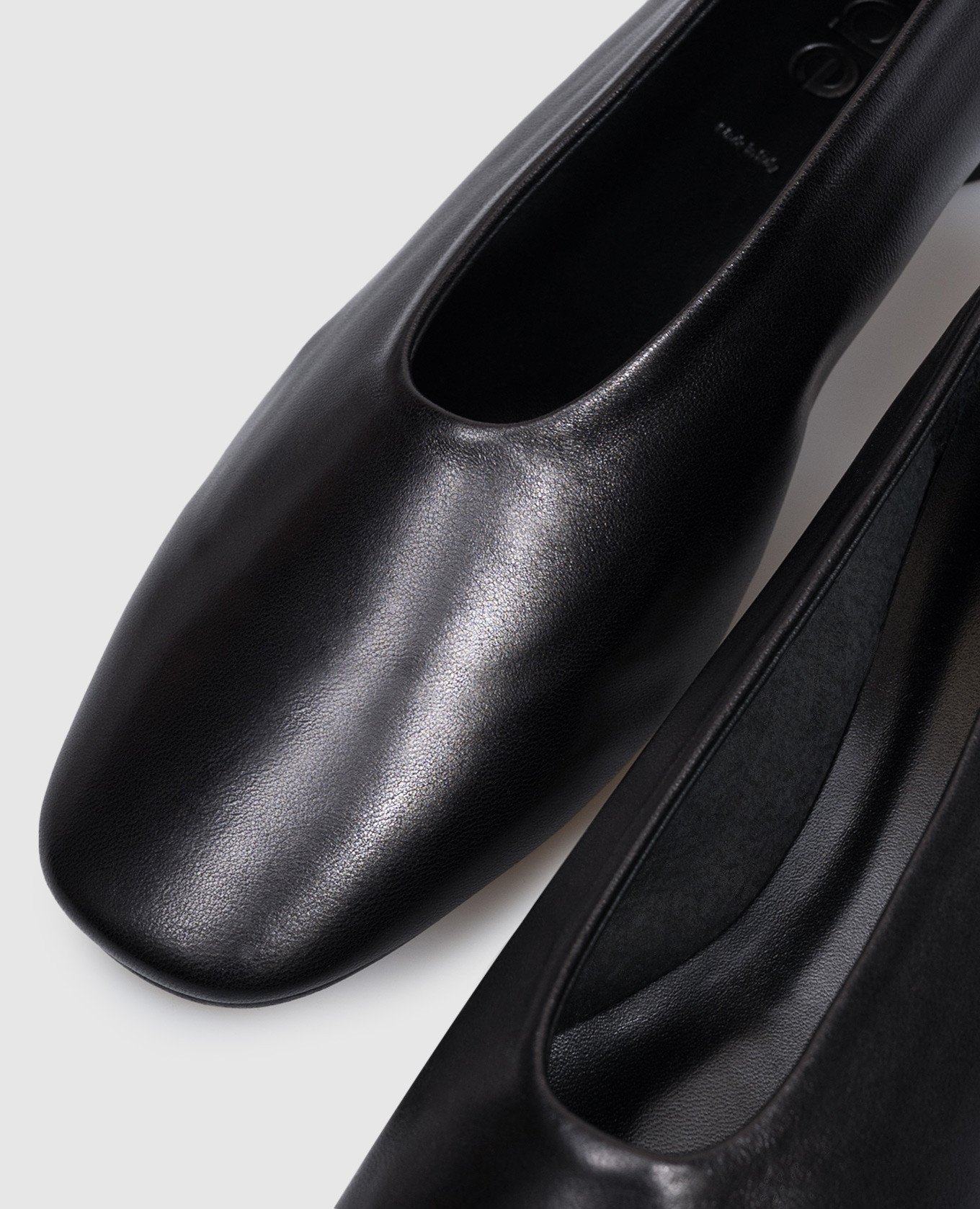 Delia black leather shoes Aeyde 5