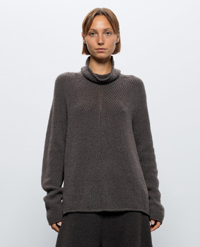 BOBOUTIC Gray sweater with wool 5196