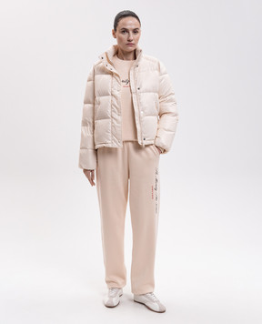 Sporty & Rich Ivory down jacket OW06182315CR12