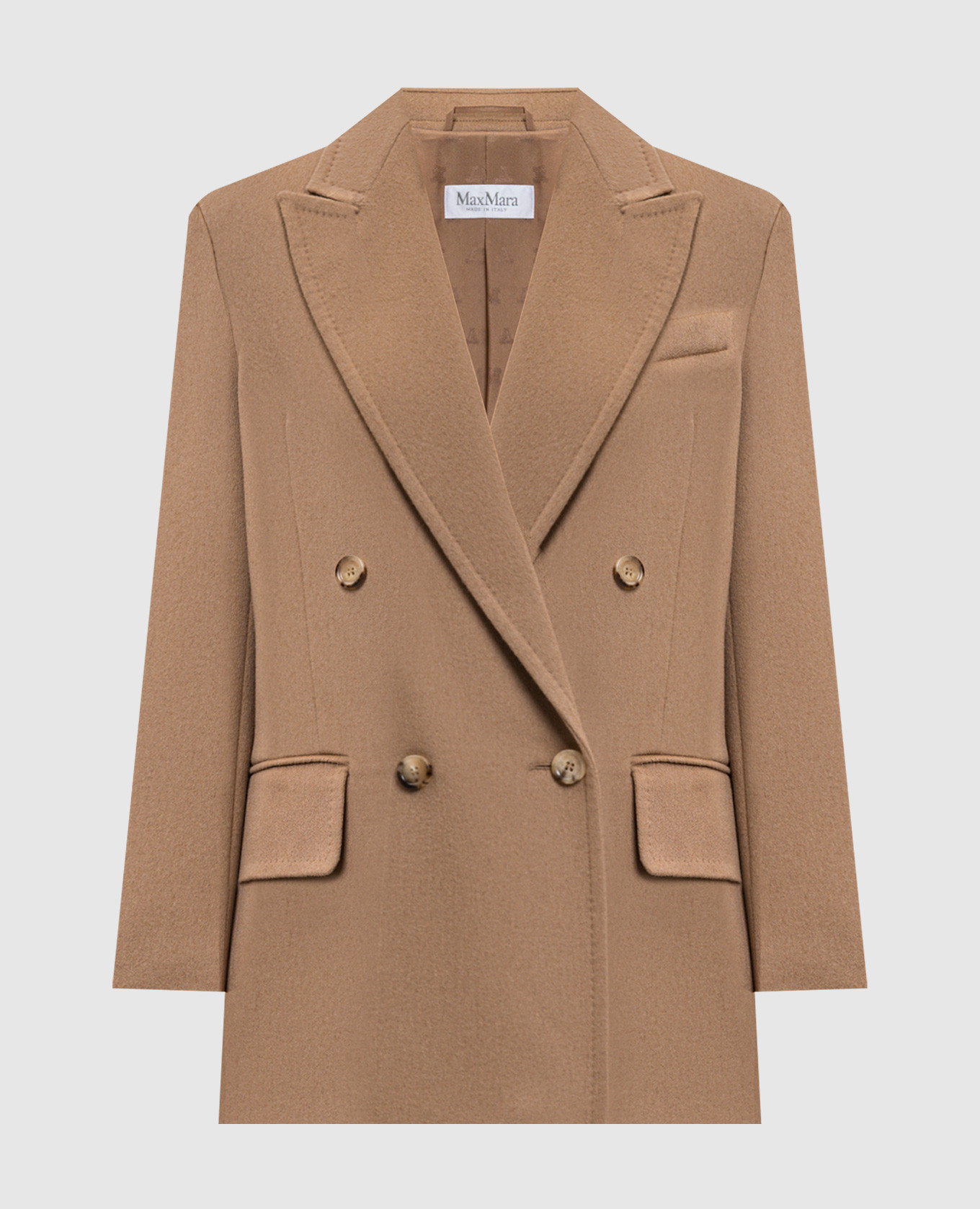 

Brown double-breasted jacket OLIMPIA Max Mara