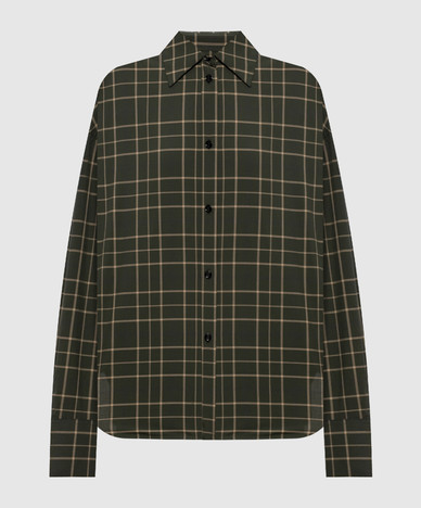 Green checkered shirt