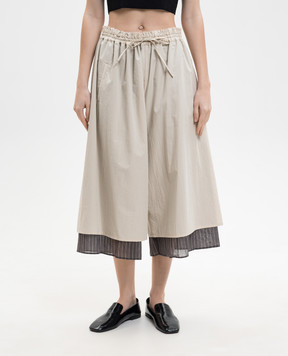 Y`S Yamamoto Beige culottes YKP17014