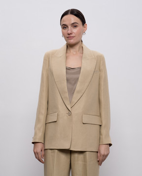 Peserico Beige linen jacket A0111602606