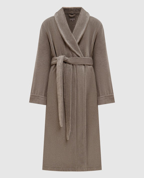 Hamam Beige terry bathrobe Olympia OLYMPIAORGANICBATHROBE