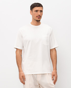 Agnona White T-shirt TT09U1YY2066