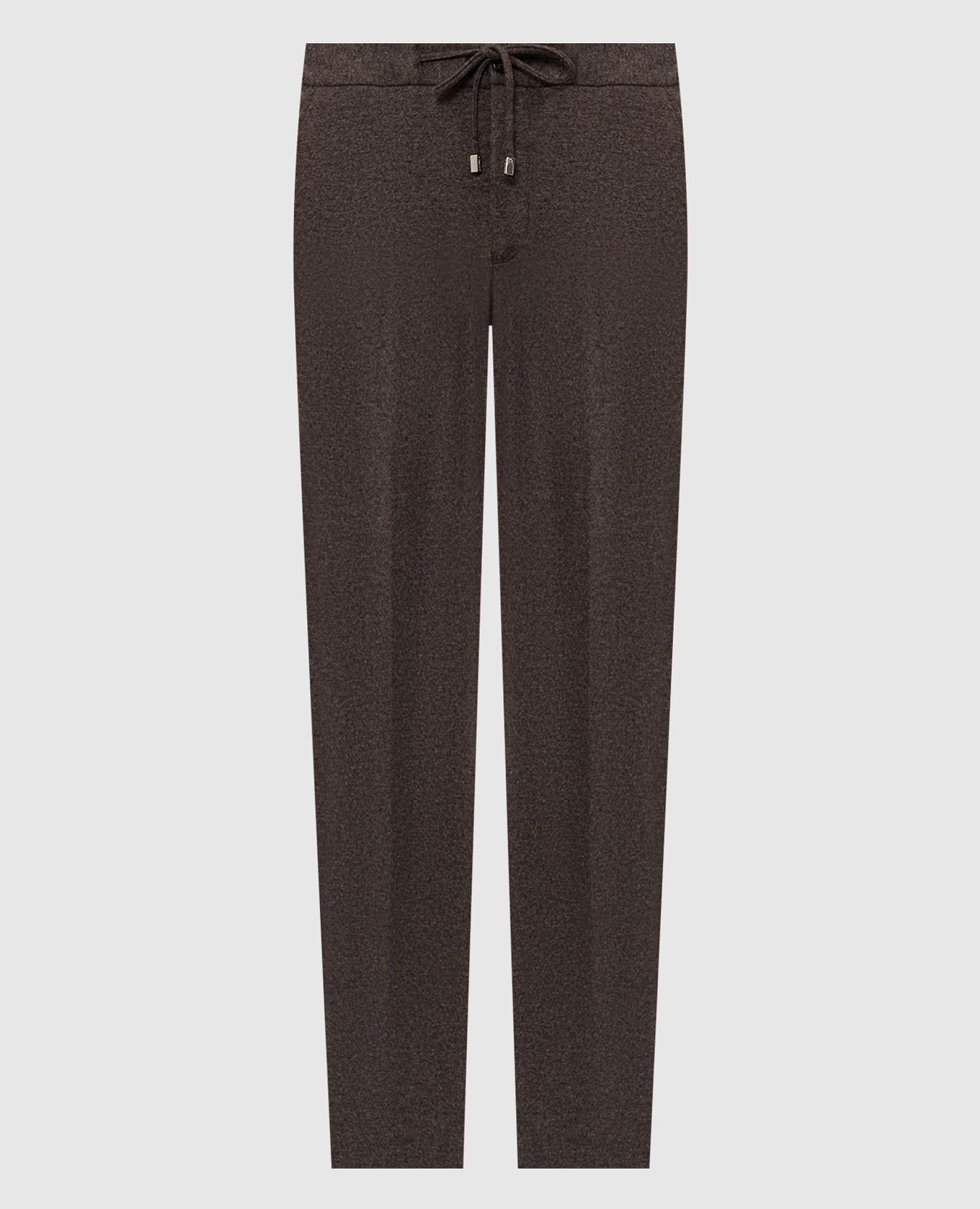 Brown cashmere pants