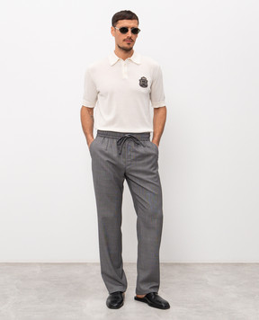 Dolce&Gabbana Gray wool pants GV4LHTFM2HM