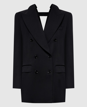 Dolce&Gabbana Black double-breasted jacket F29TNTFU28J