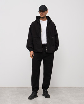 Dolce&Gabbana Black insulated sports jacket with logo G9BVJTG7PLA