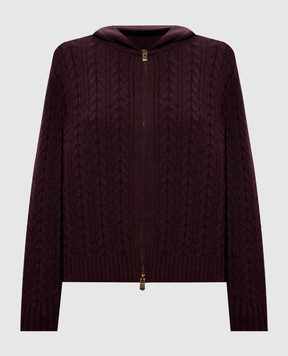 Agnona Burgundy cashmere sports jacket KN120186K080Q