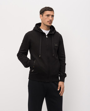 Dolce&Gabbana Black sports jacket with logo engraving G9ABITG7P1C