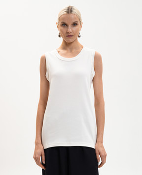 Sofie D`Hoore White ribbed T-shirt TANKJRIB
