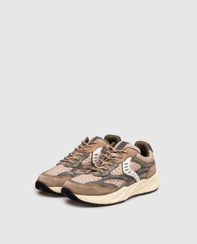 Voile Blanche Club 22 beige leather sneakers 0012019829011D32