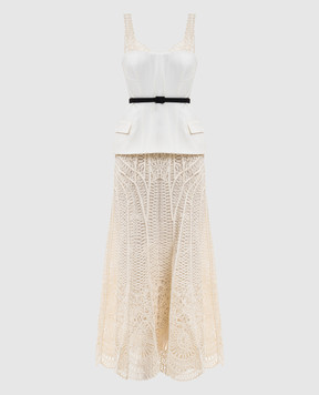 Simkhai White double-layered dress 1261215E