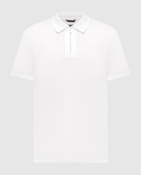 MooRER White Jericho polo JERICHOJCL