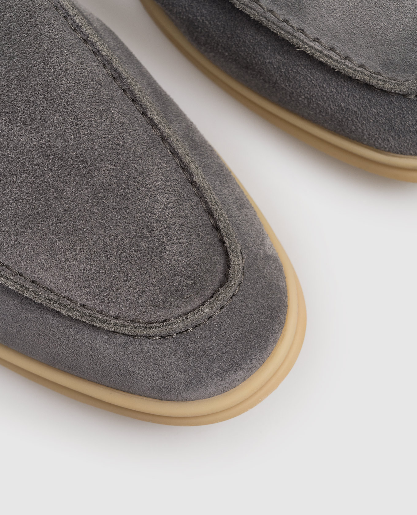 

Gray suede loafers Lanciotti De Verzi, Grey