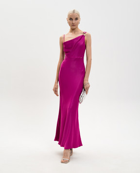 Twinset Purple midi dress 261TP2760