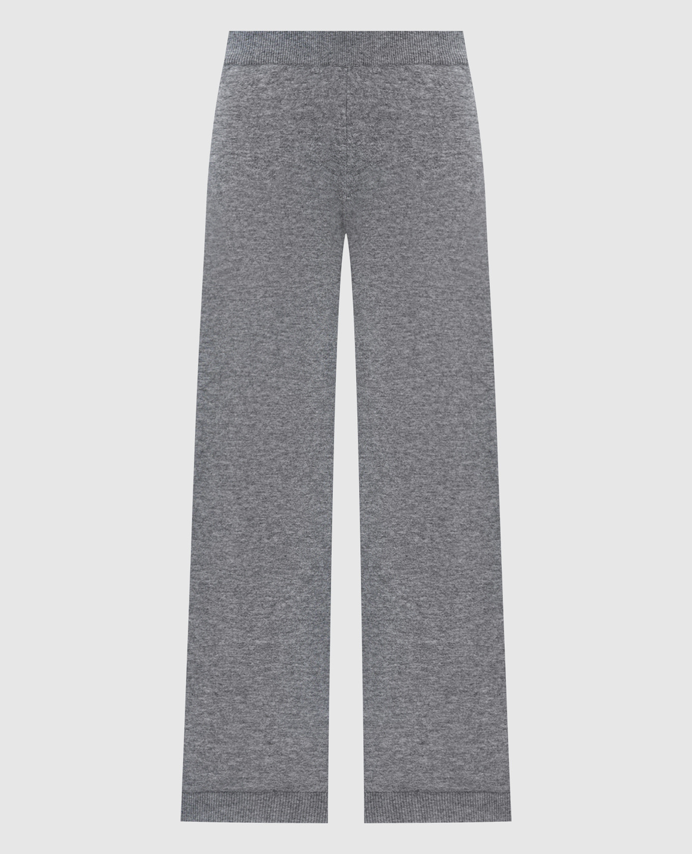 

Grey melange wool and cashmere trousers Allude