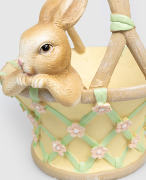 Palais Royal Decorative Easter basket with rabbit 38117