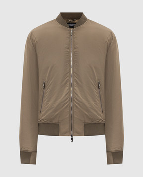 Dolce&Gabbana Khaki bomber jacket G9CLUTFUS51