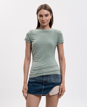Alexander Wang Green layered T-shirt 1CC2261286