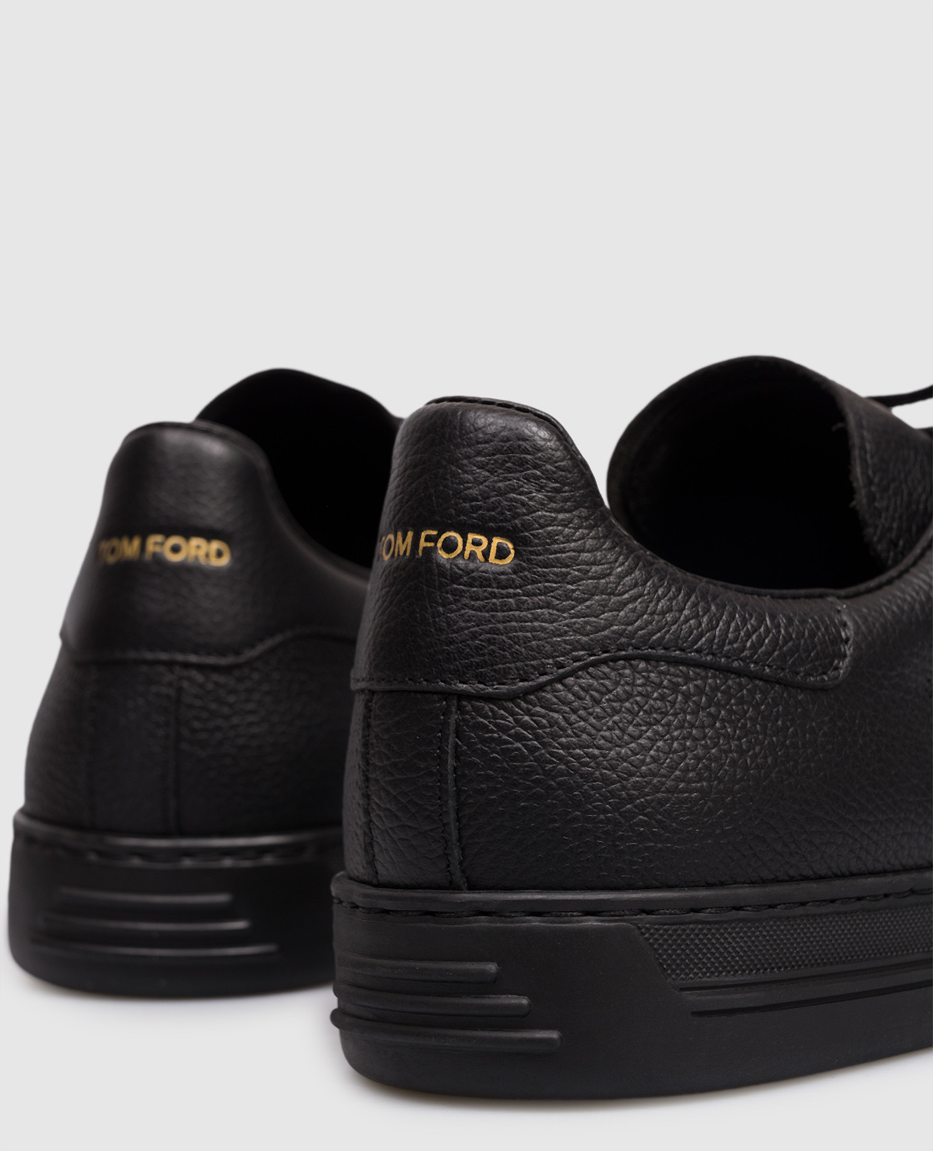 

Black leather Warwick sneakers Tom Ford