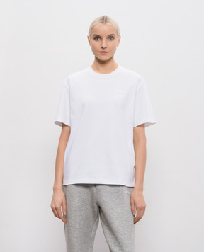 Mackage White T-shirt with textured logo TEEW