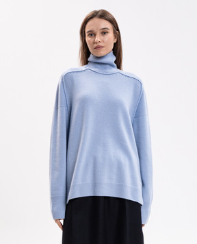 Carven Blue cashmere sweater 6262K21179