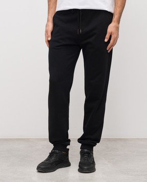 Iceberg Black joggers with logo embroidery B0216317