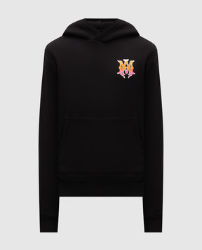 AMIRI Black hoodie with print AMTOJR1169