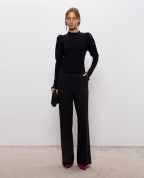 Twinset Black sequined jumper 262AT3105