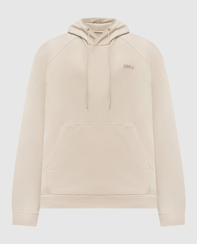 Juun.j Khaki printed hoodies JC6341P70A