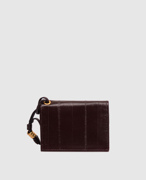 Gianni Chiarini Brown leather cardholder with drawstring PF5039EEL