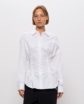 Twinset White shirt with laces 262AQ2061
