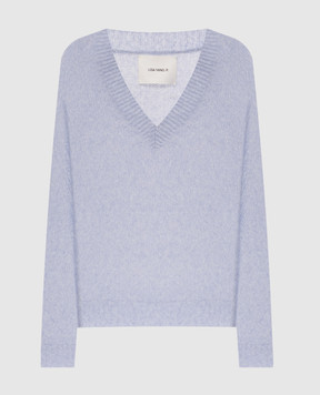 LISA YANG Leona blue cashmere and silk pullover 2024246
