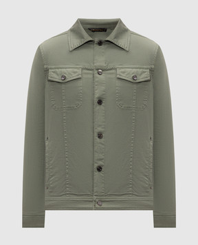 Stefano Ricci Green jacket with emblem MFJ5200280T209PT