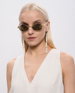Bottega Veneta Gold sunglasses 861368V4450