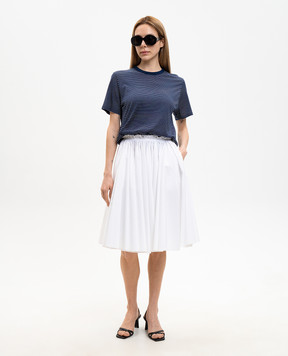 Ami Paris White skirt FSK444CO0063
