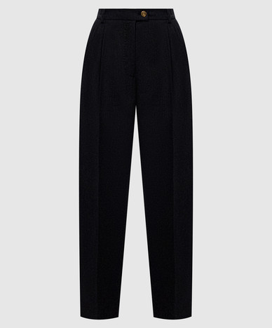 Graue Wollhose
