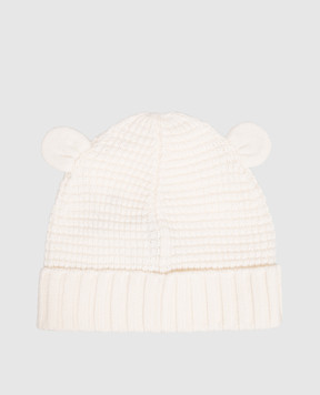 Moncler ENFANT Ivory wool children's hat L29513B00005M1131