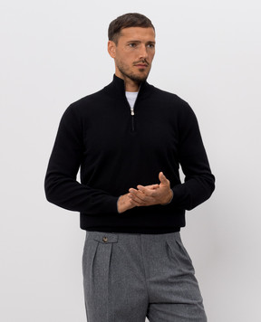 Brunello Cucinelli Black cashmere jumper M2200124