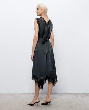 3.1 Phillip Lim Black dress with lace S26191100SKY